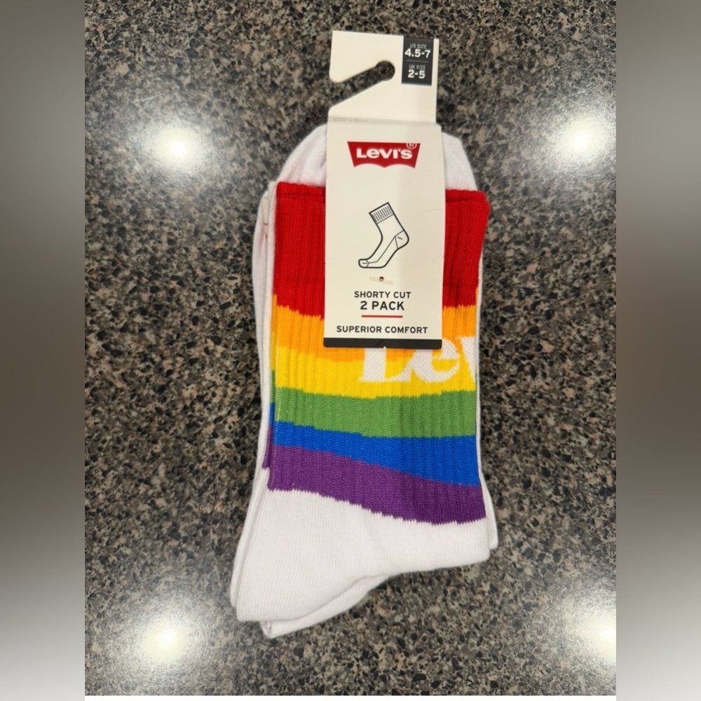 Levi's Vintage Shorty Rainbow Socks